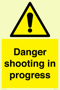 Danger shooting in progress